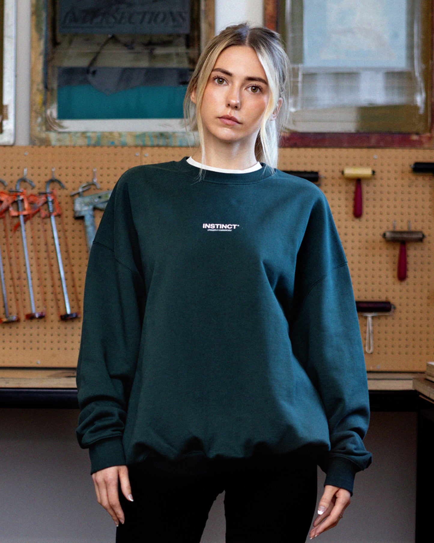 INSTINCT® x Grace Beswick Sweatshirt (Preorder from 12/10/24 till 19/10/24)